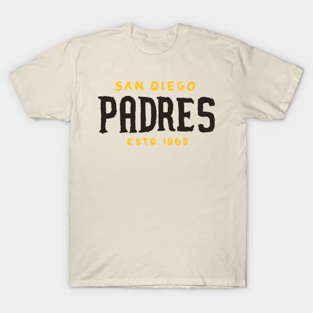 San Diego Padreeees 03 T-Shirt by Very Simple Graph